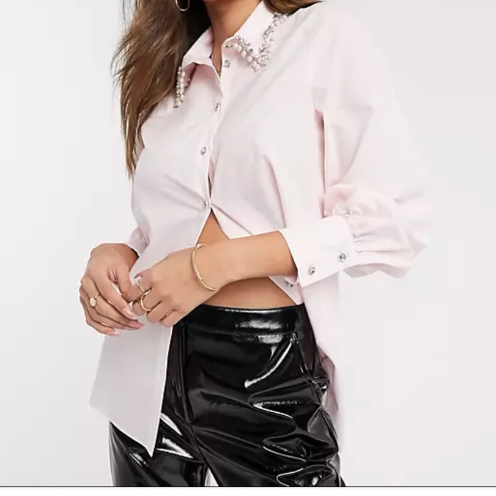 NWT River Island Embellished Shirt